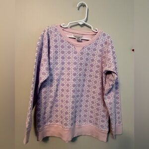 The Beaufort Bonnet Company Purple Patterned Crewneck